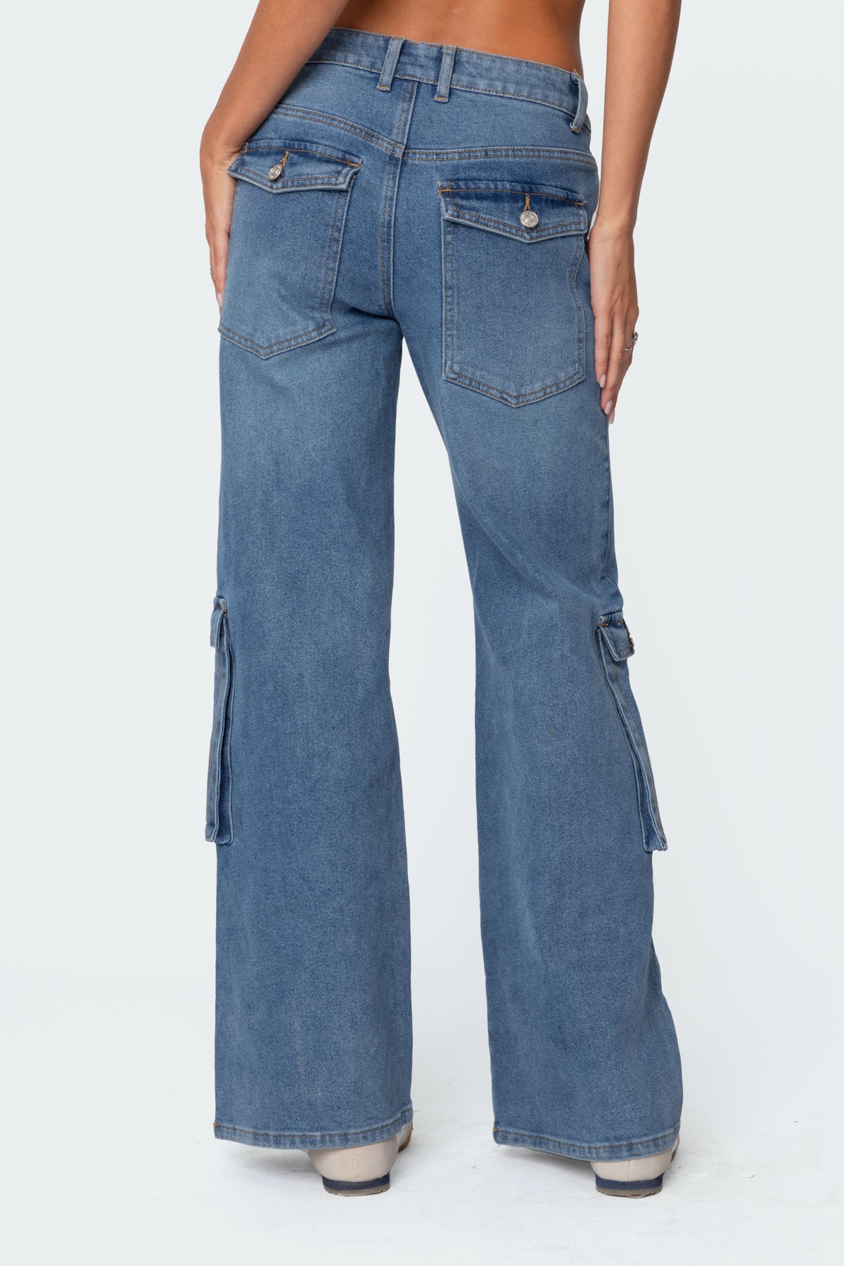 Lunar Low Rise Cargo Jeans - Image 5