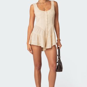 Veronica Textured Romper