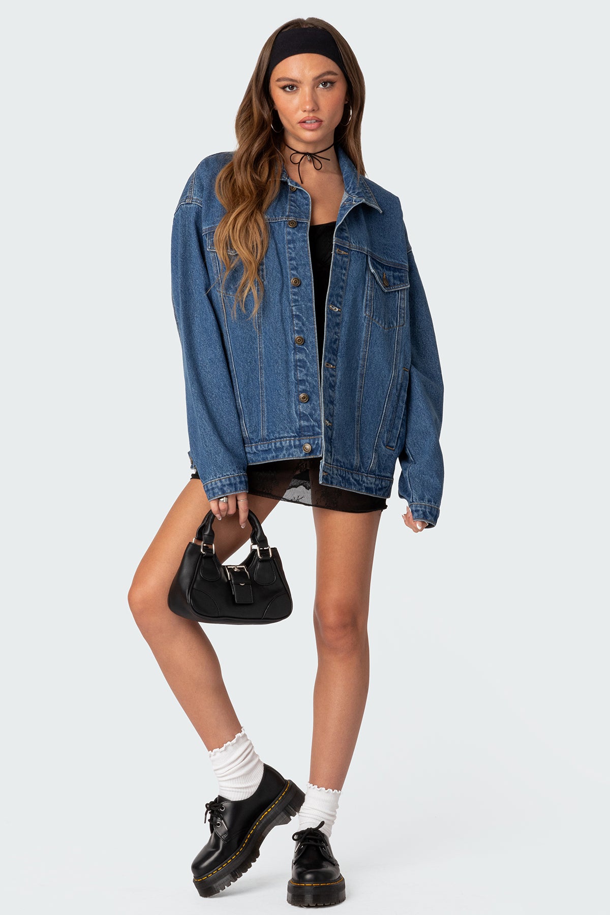 Dalia Oversized Denim Jacket - Image 2