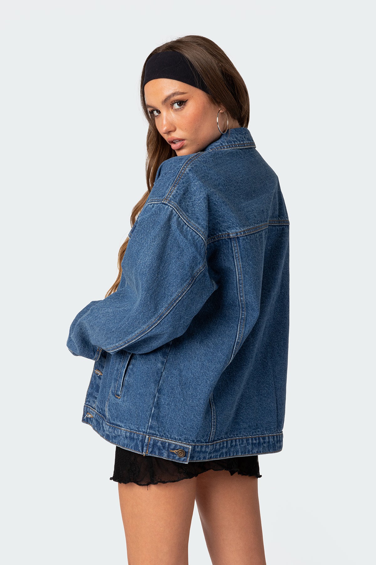 Dalia Oversized Denim Jacket - Image 3