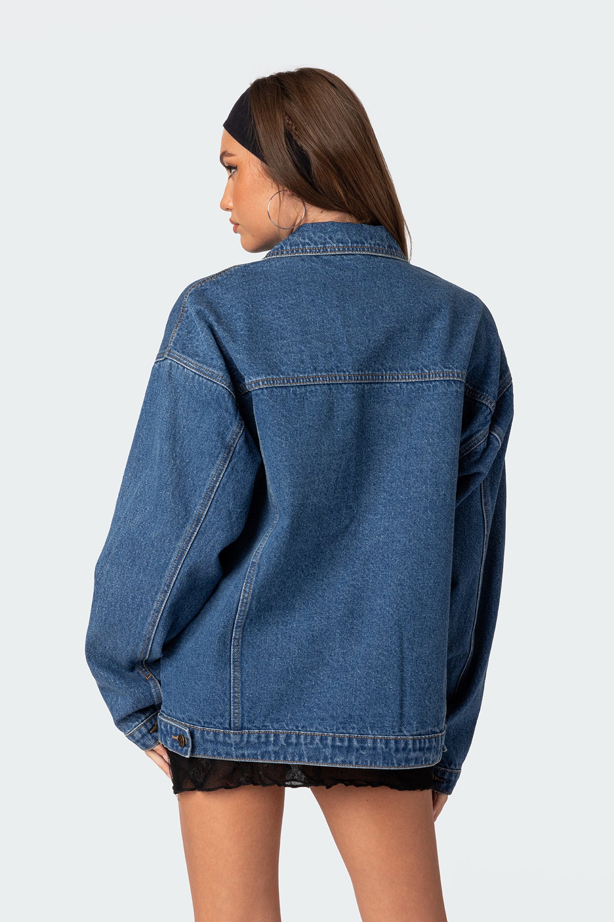 Dalia Oversized Denim Jacket - Image 4