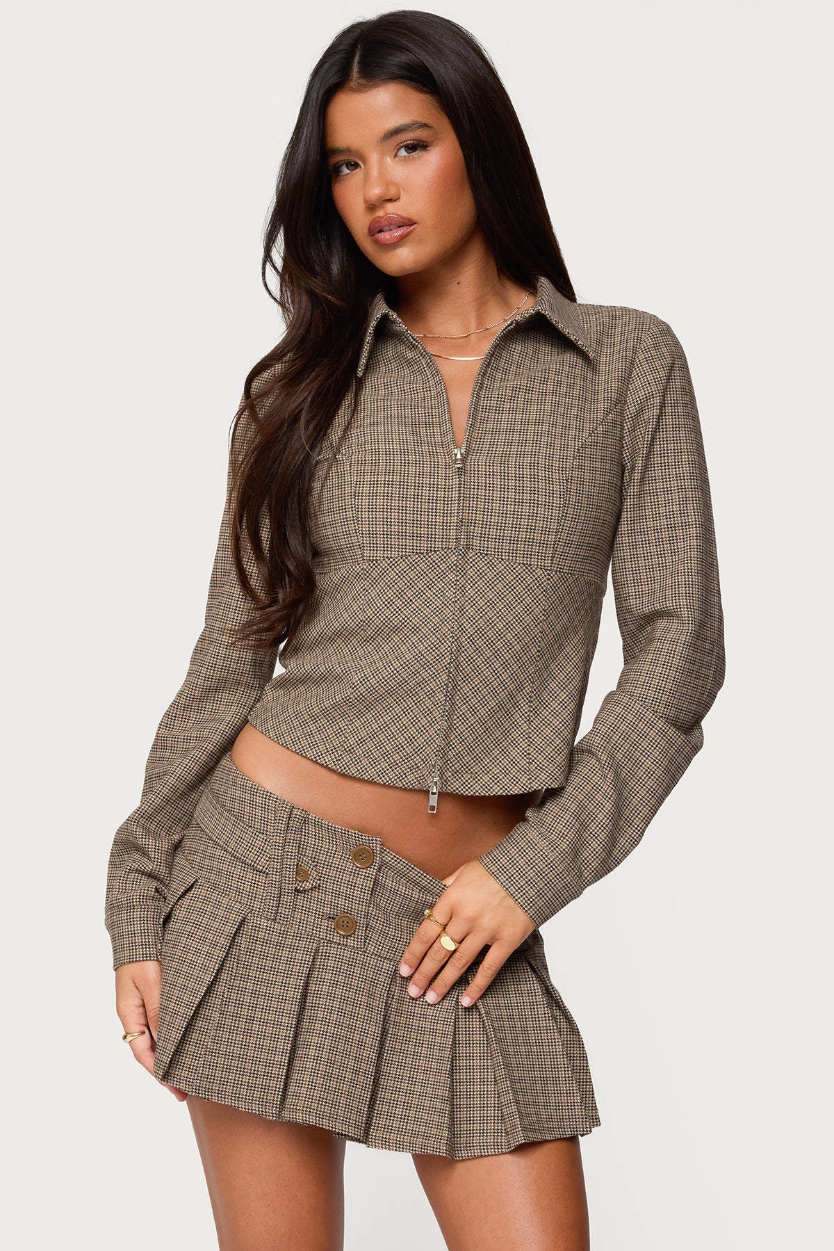 Lockette Plaid Jacket - Image 2