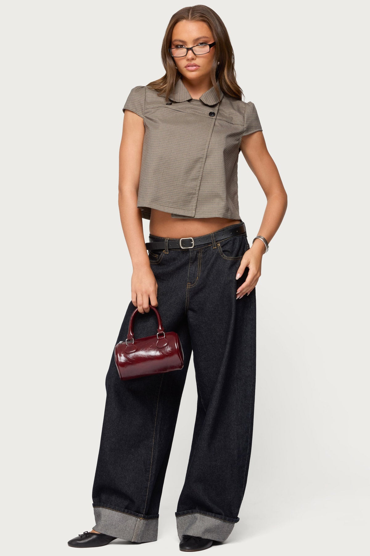 Haislee Plaid Tailored Shirt - Image 2