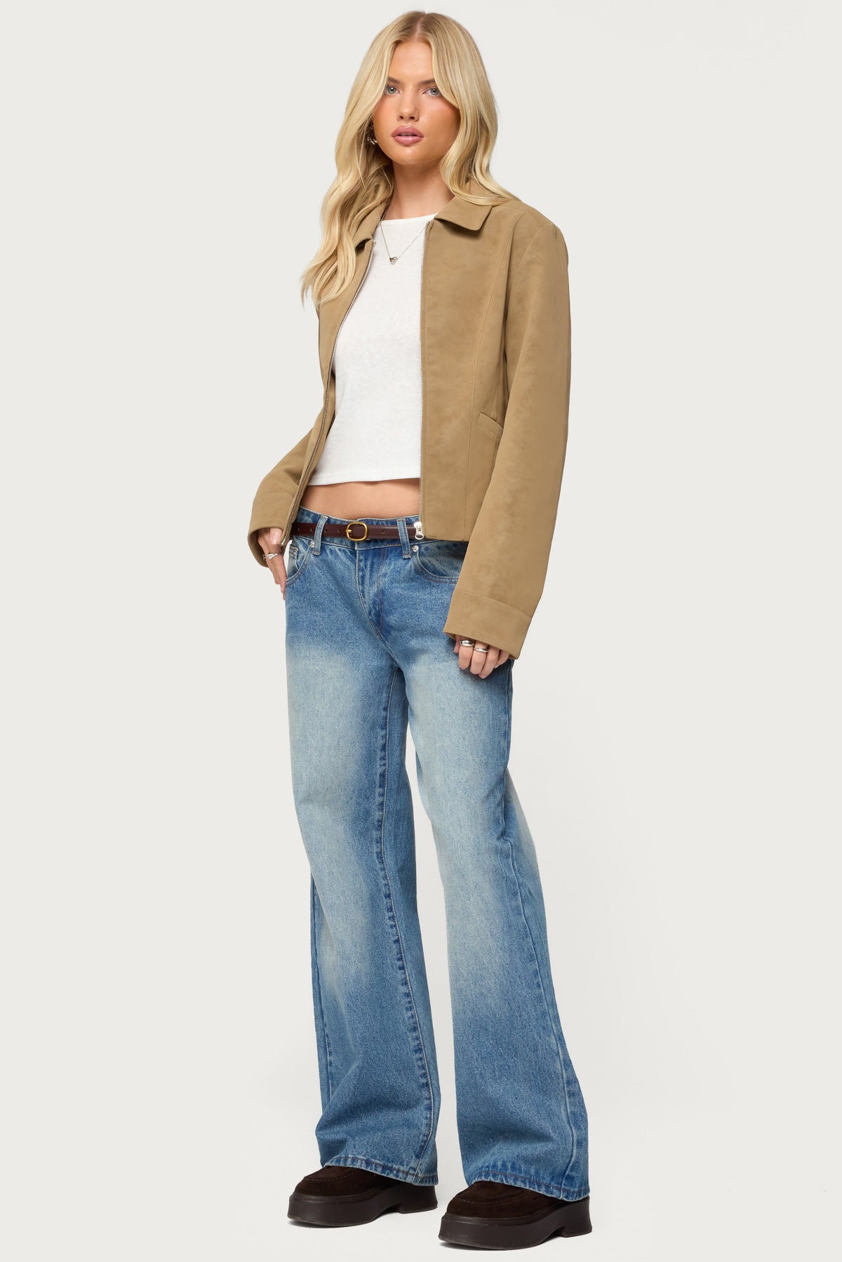 Cozette Faux Leather Jacket - Image 4