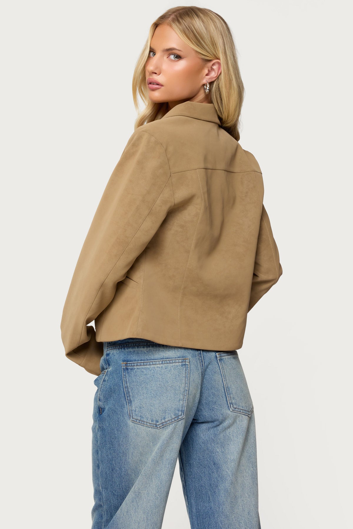 Cozette Faux Leather Jacket - Image 5