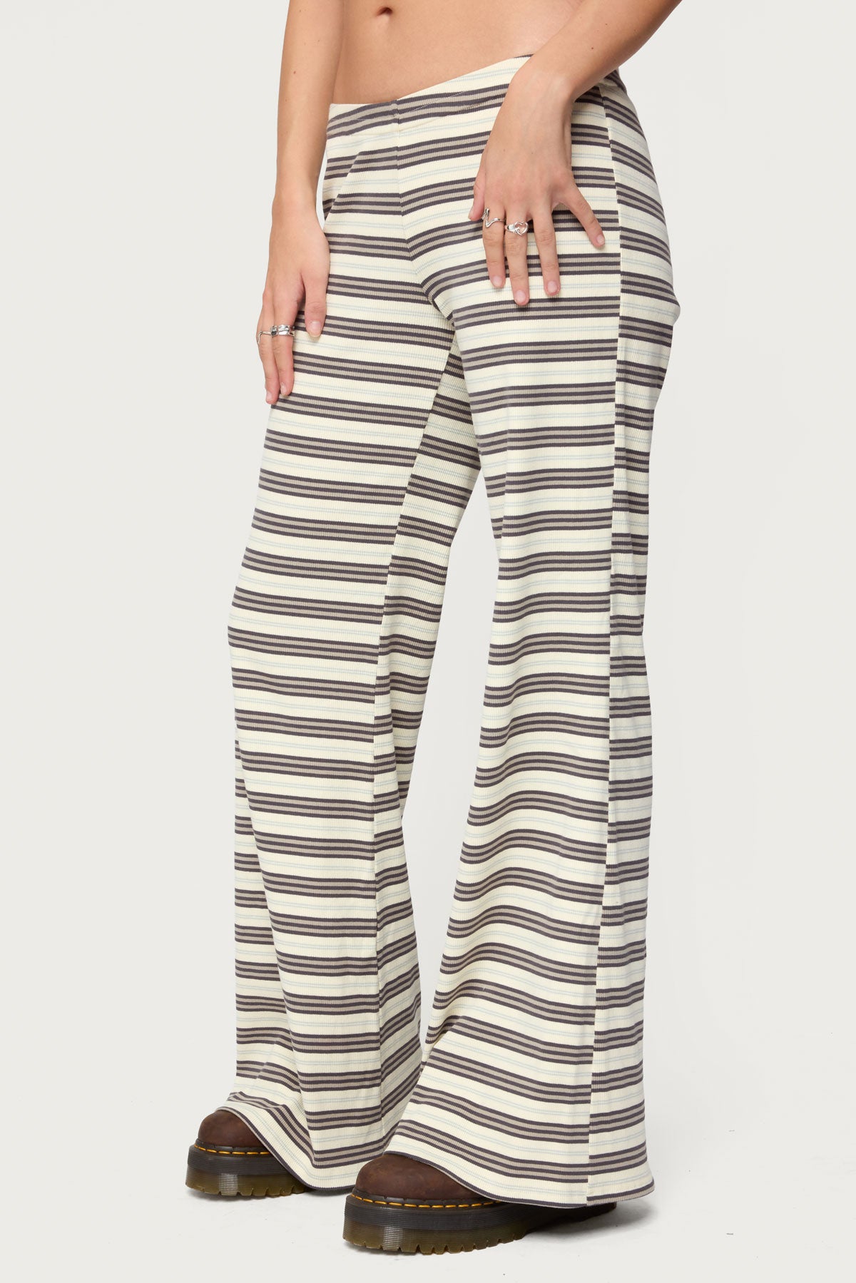 Avalie Striped Ribbed Pants - Image 4