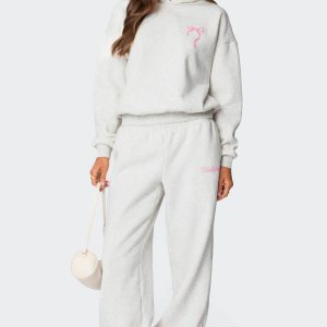 Sasha Bow Detail Sweatpants