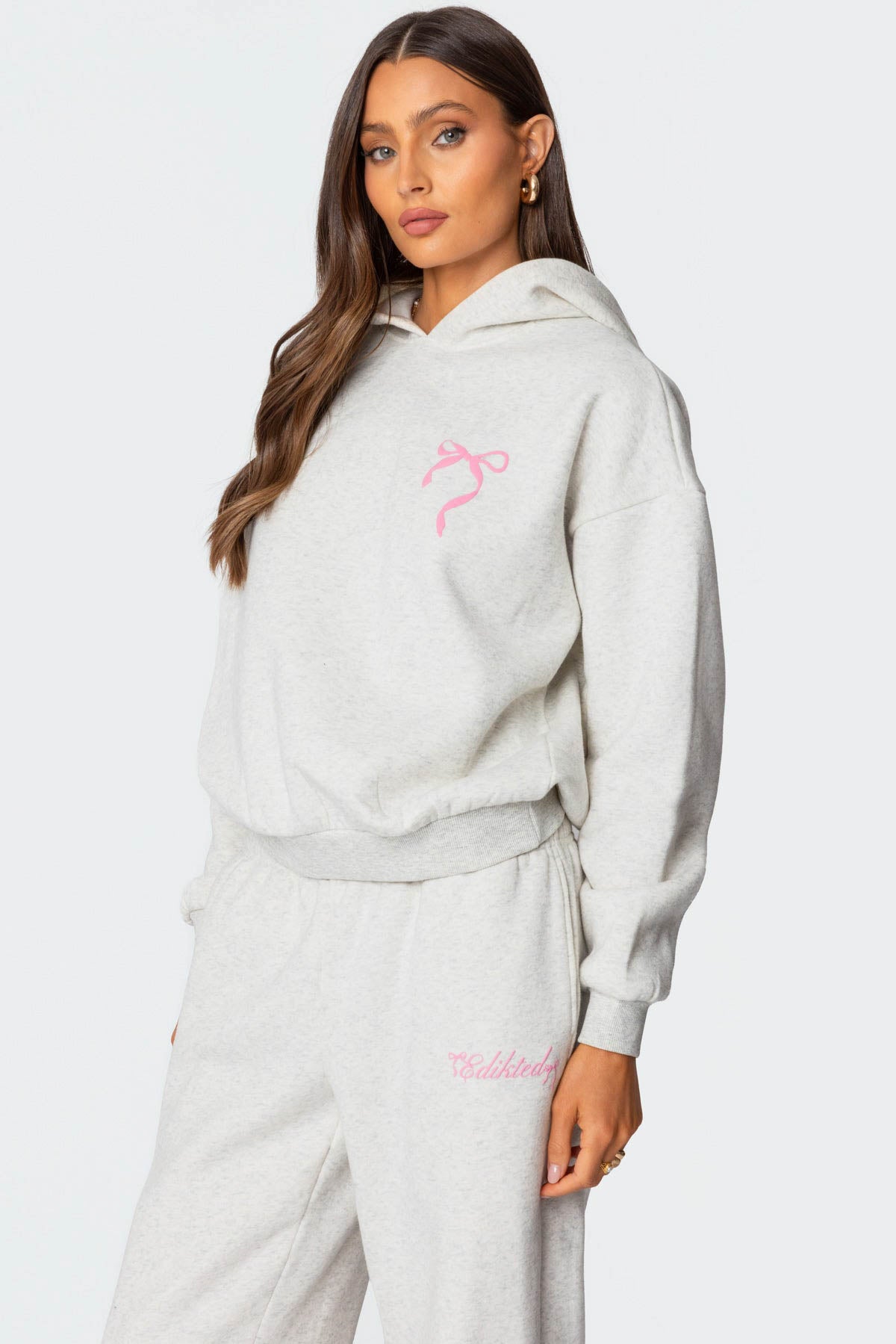 Sasha Bow Detail Hoodie - Image 6