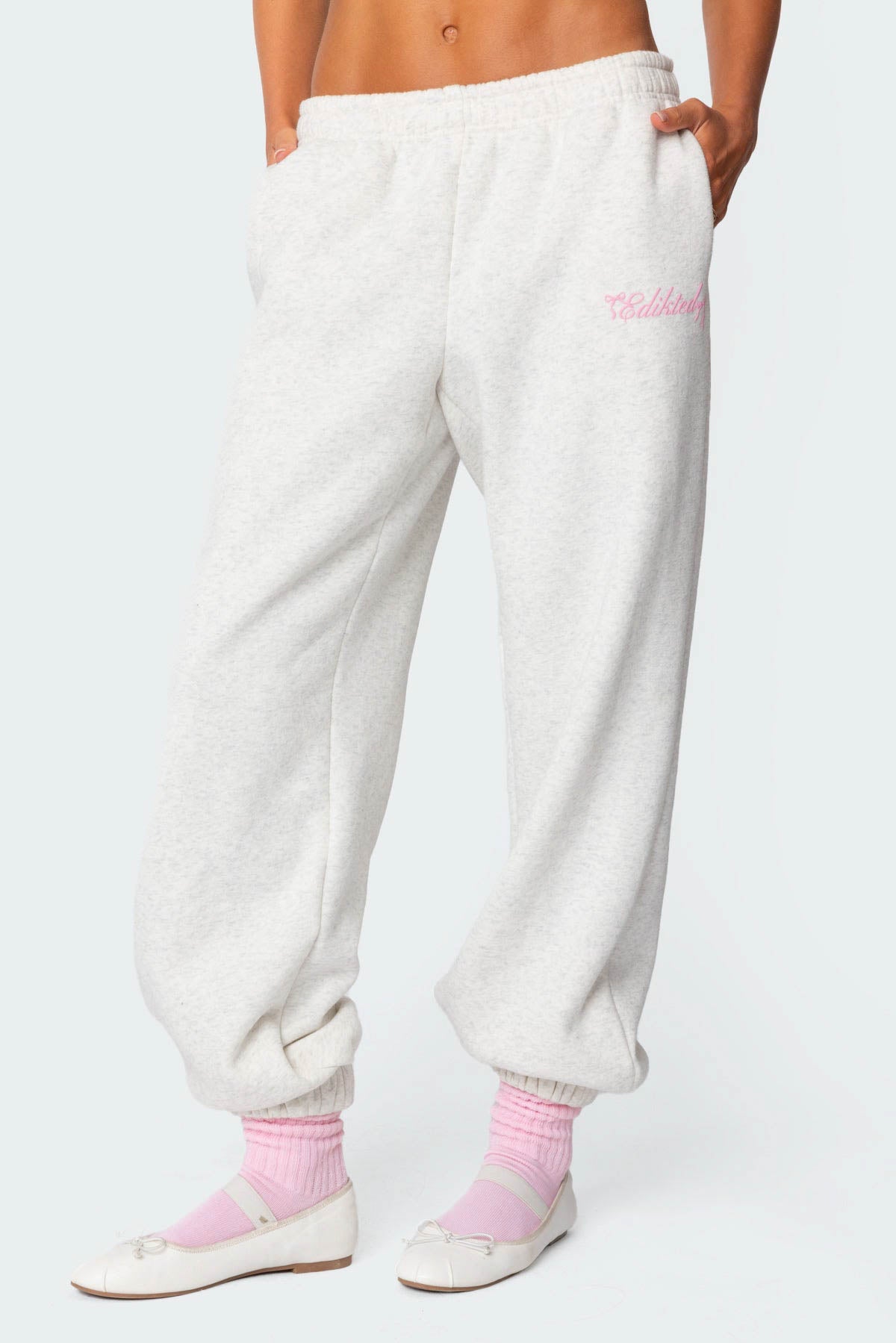Sasha Bow Detail Sweatpants - Image 2