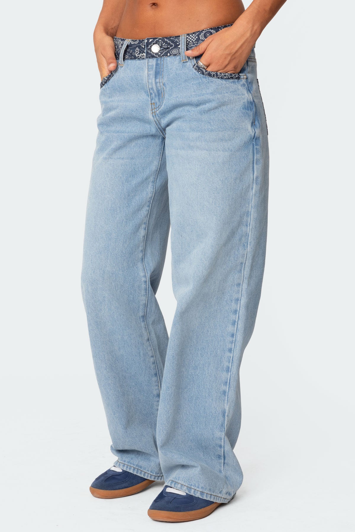 Bandana Bliss Low Rise Jeans - Image 3