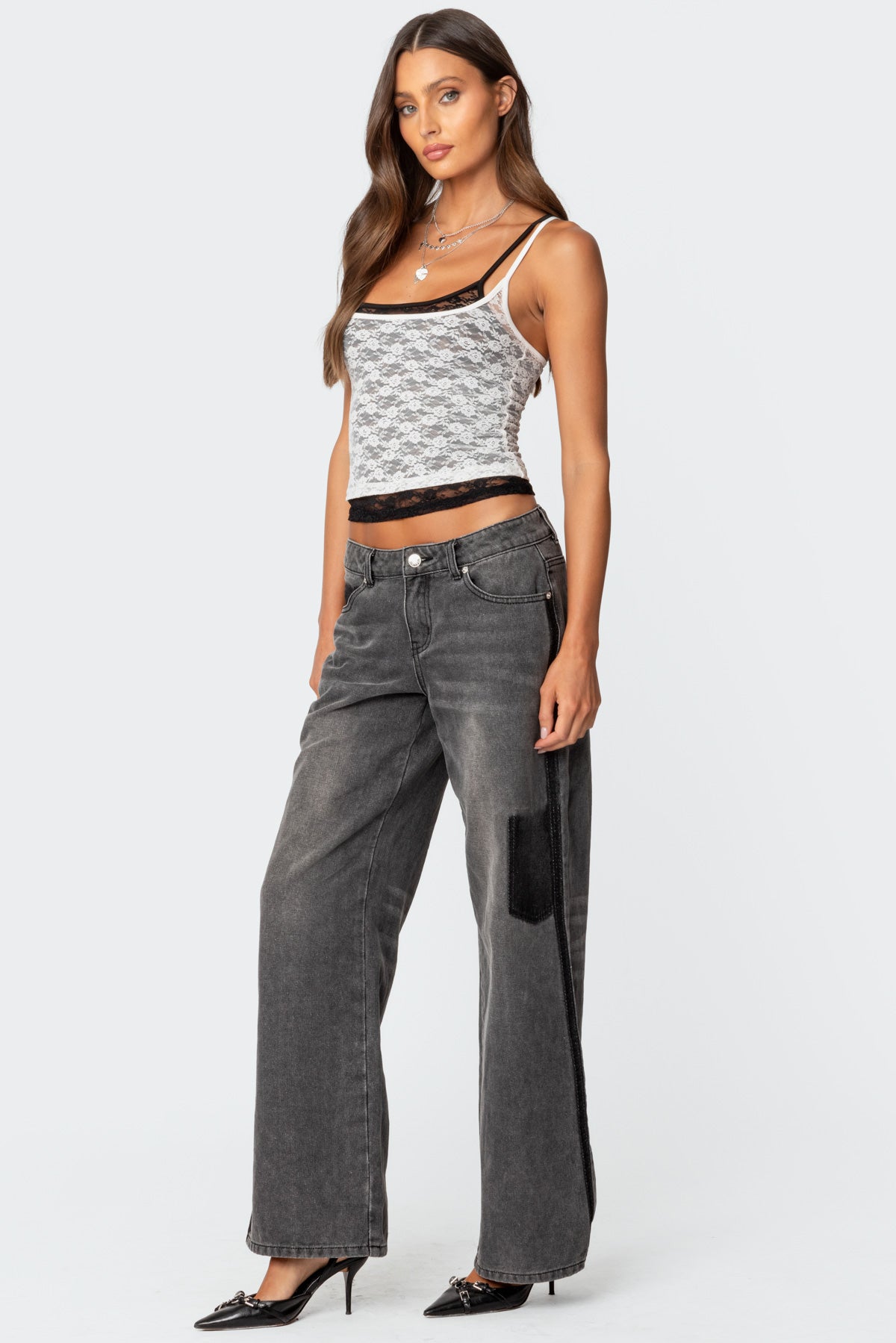 Wynnie Layered Lace Tank Top - Image 3