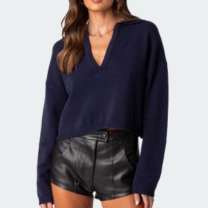 Marcie Oversize Cropped Sweater