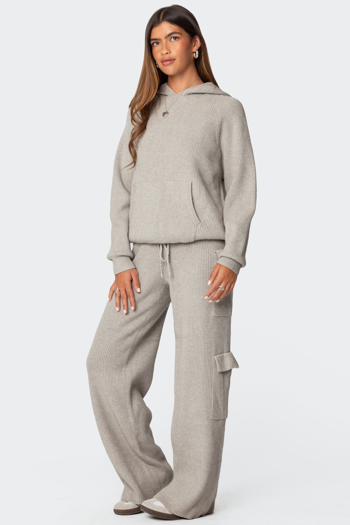 Wynter Oversized Knit Hoodie - Image 4
