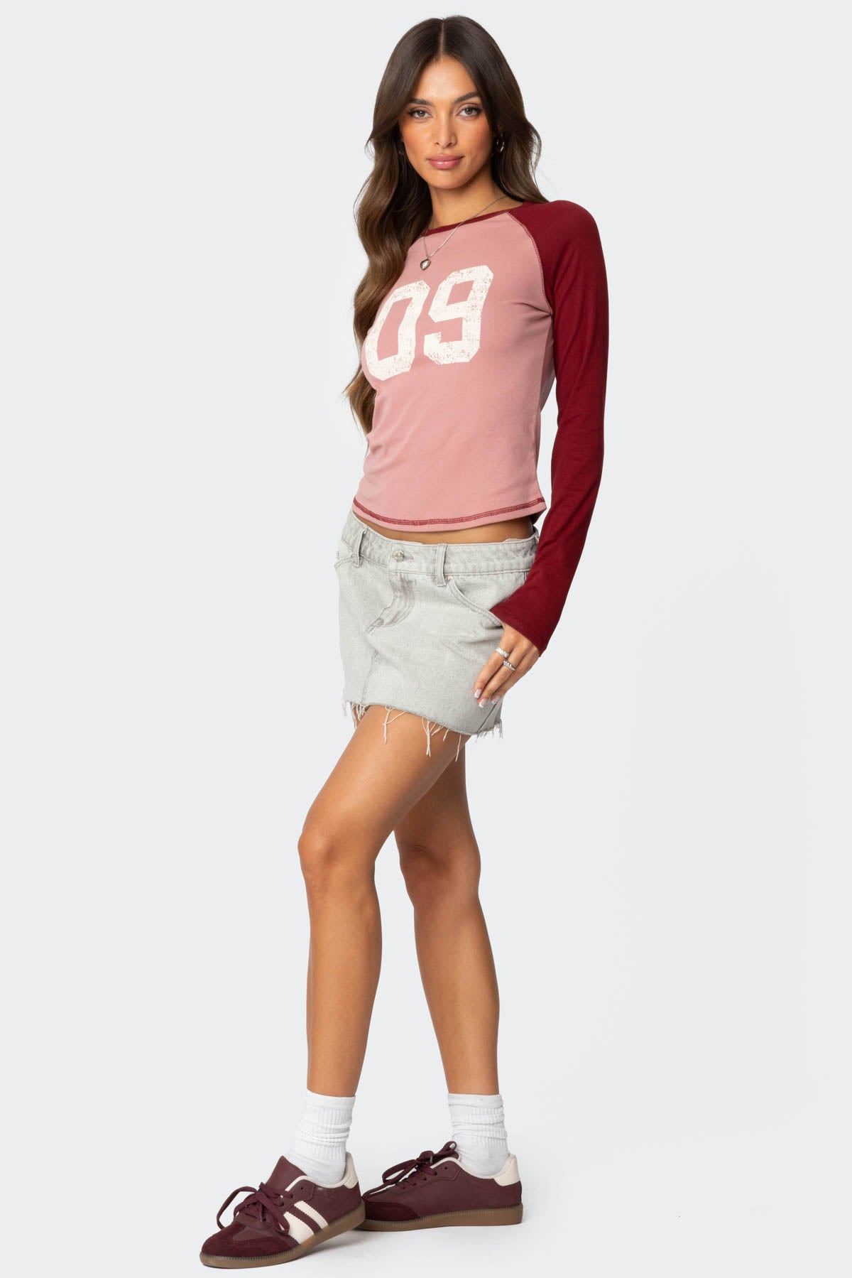 09 Raglan Long Sleeve T Shirt - Image 4