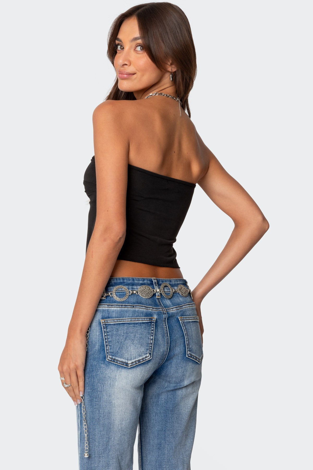 Twisted Split Front Tube Top - Image 5