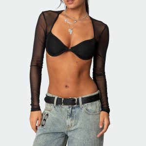 Lin Mesh Bra Top