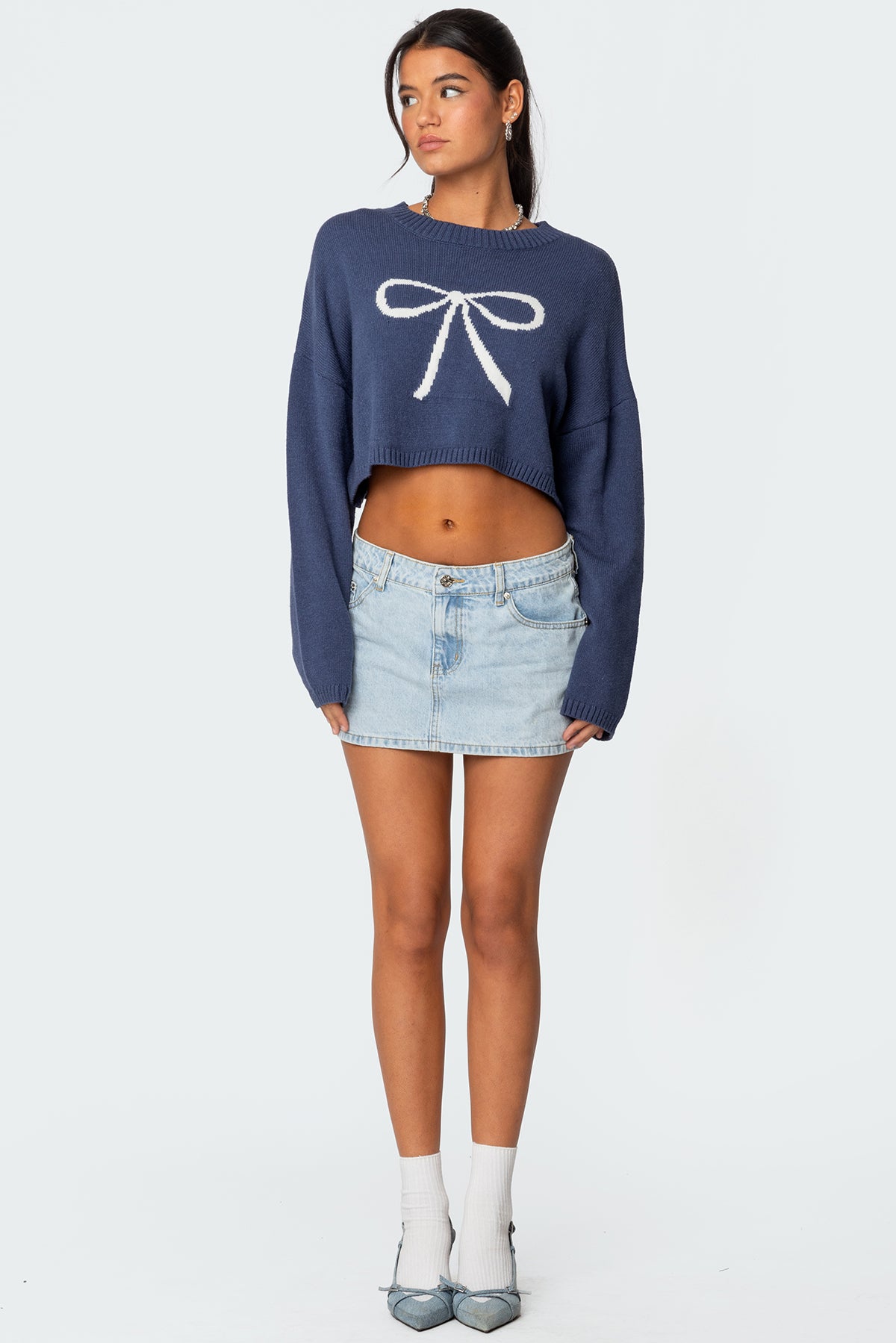 Chiara Denim Micro Skirt - Image 5