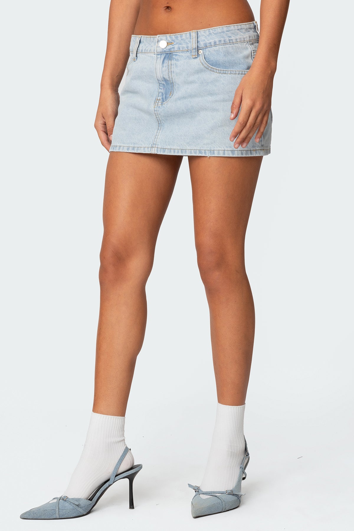 Chiara Denim Micro Skirt - Image 3
