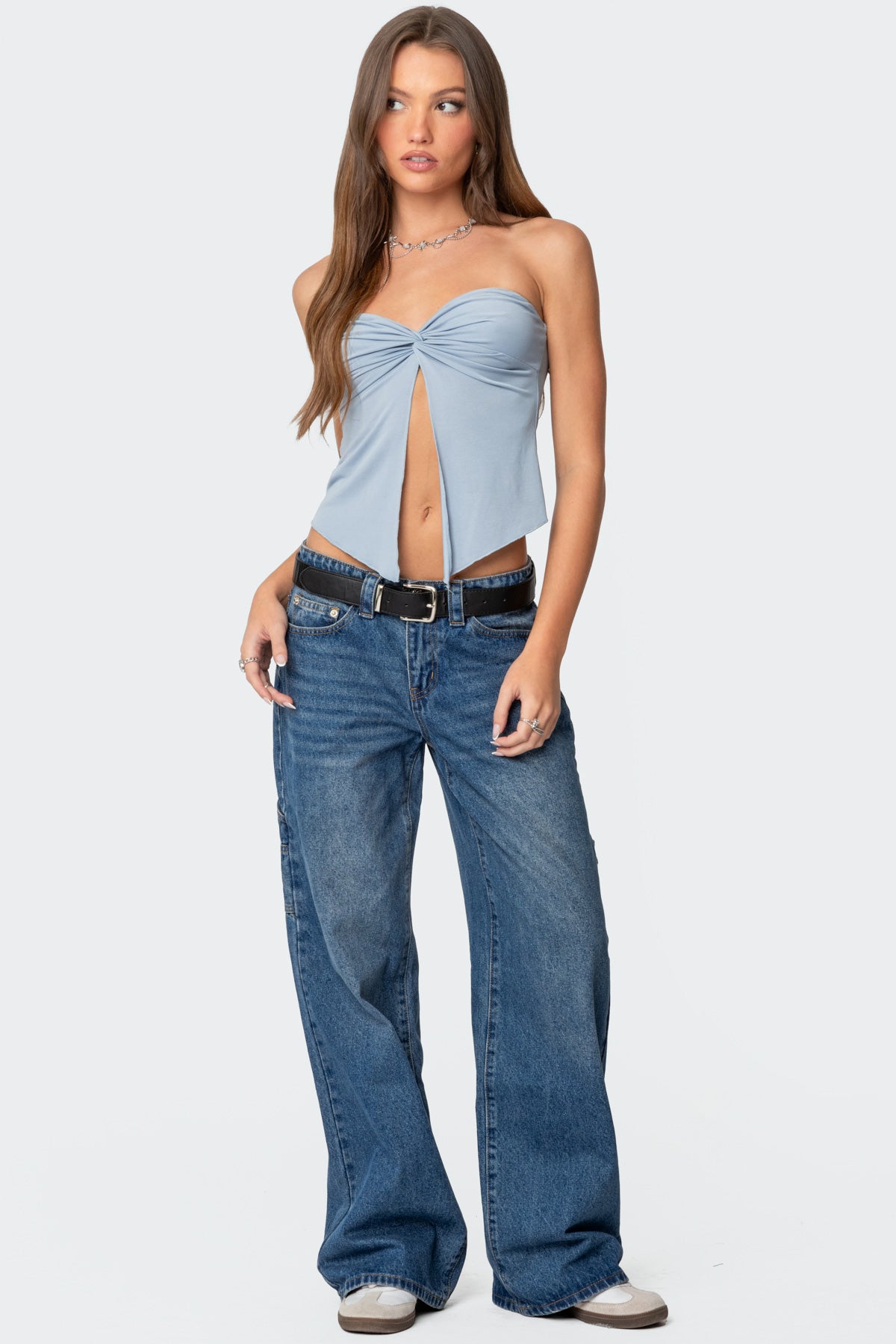 Twisted Split Front Tube Top - Image 2