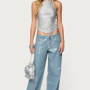 Jenney Shiny Low Rise Jeans