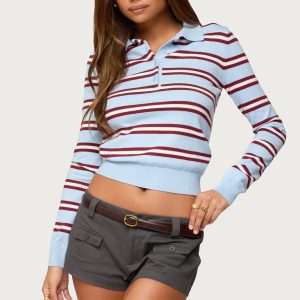 Brayden Striped Polo Sweater