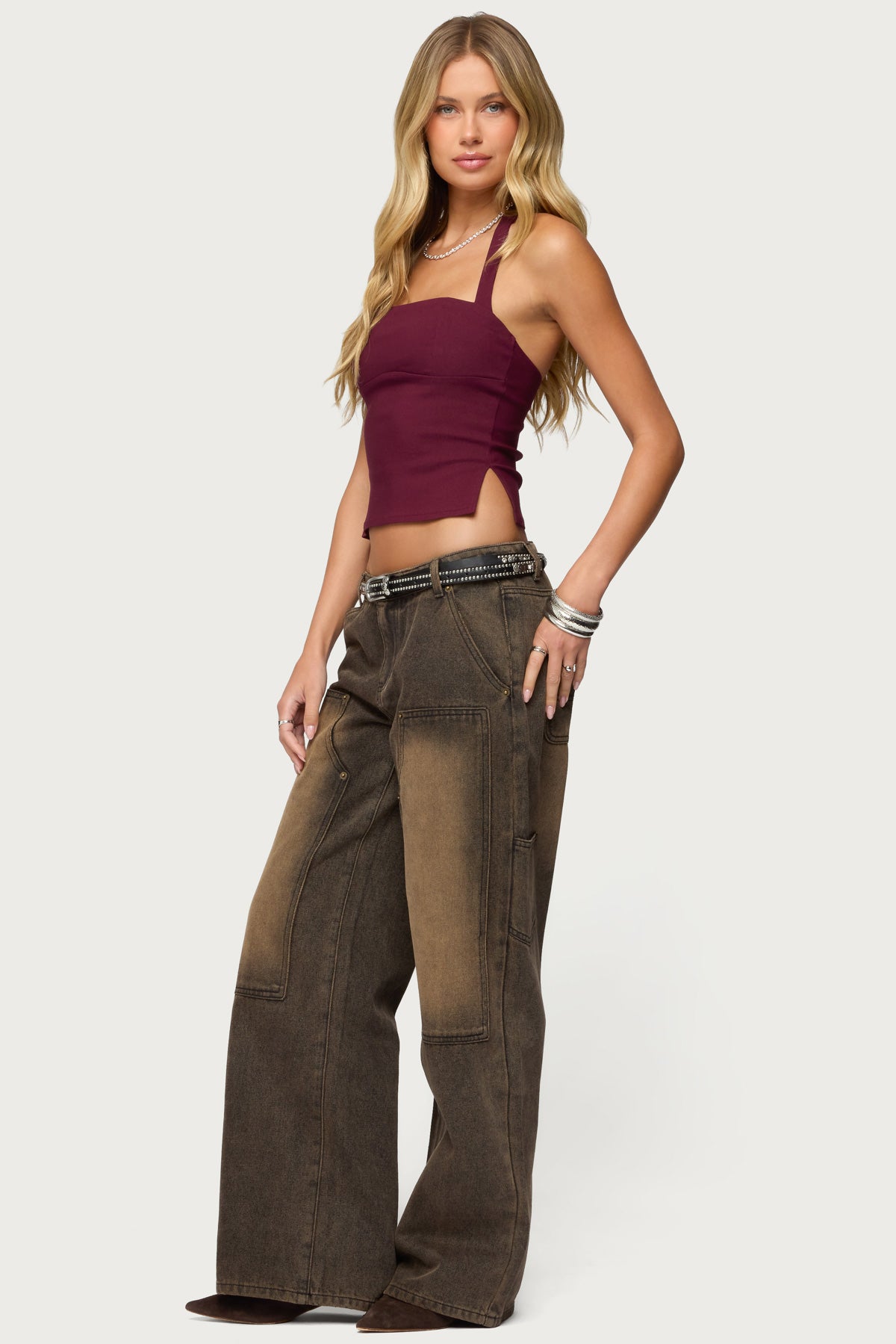 Ayla Low Rise Carpenter Jeans - Image 3