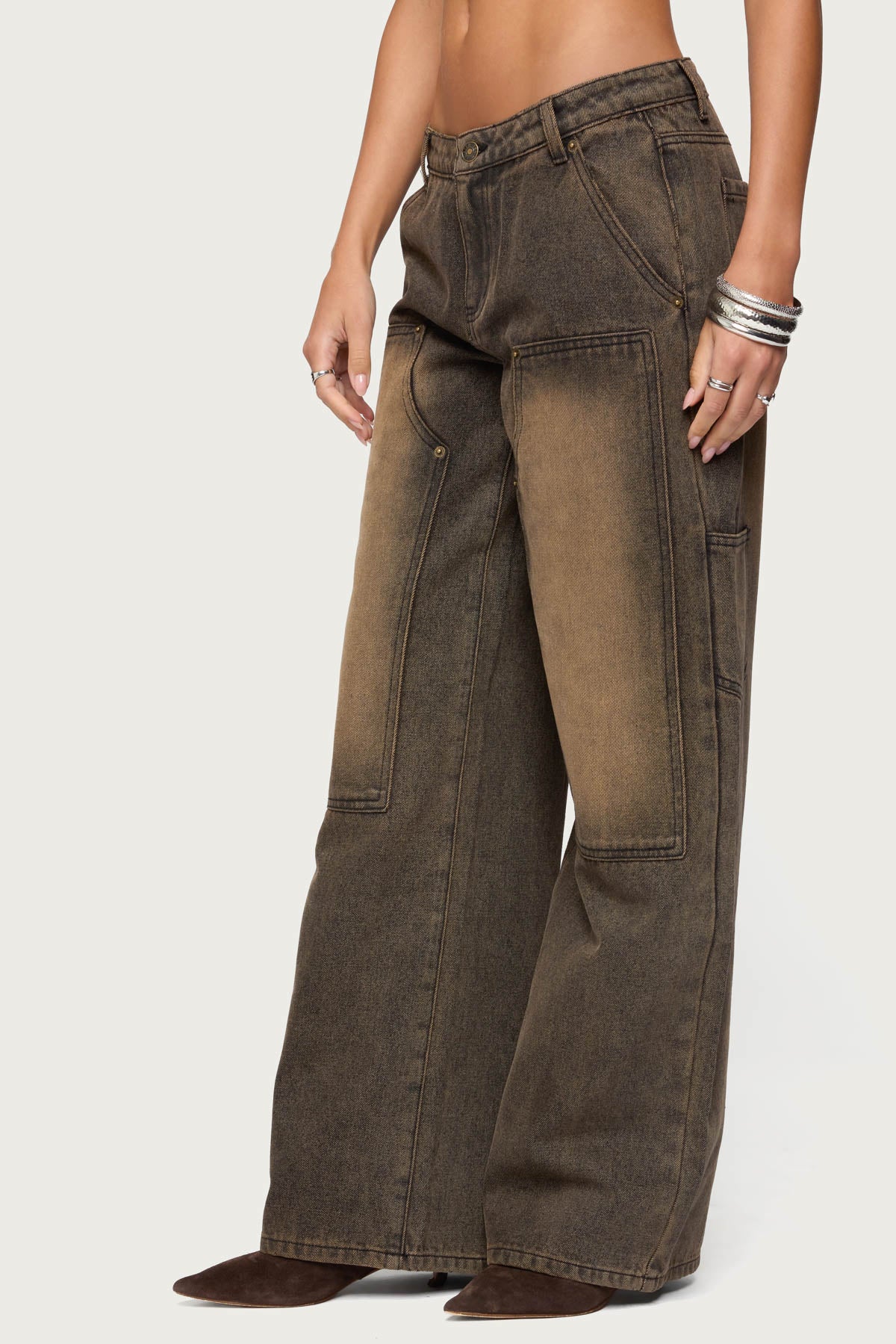 Ayla Low Rise Carpenter Jeans - Image 4