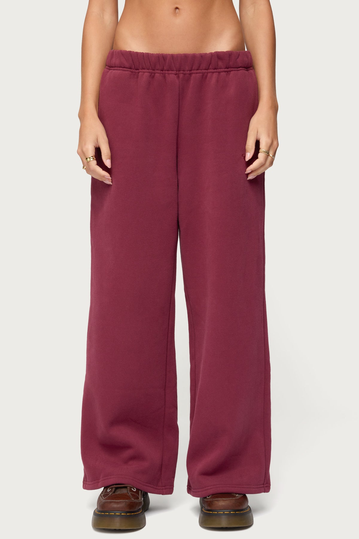 Basic Girl Wide Leg Edikted Sweatpants - Image 2