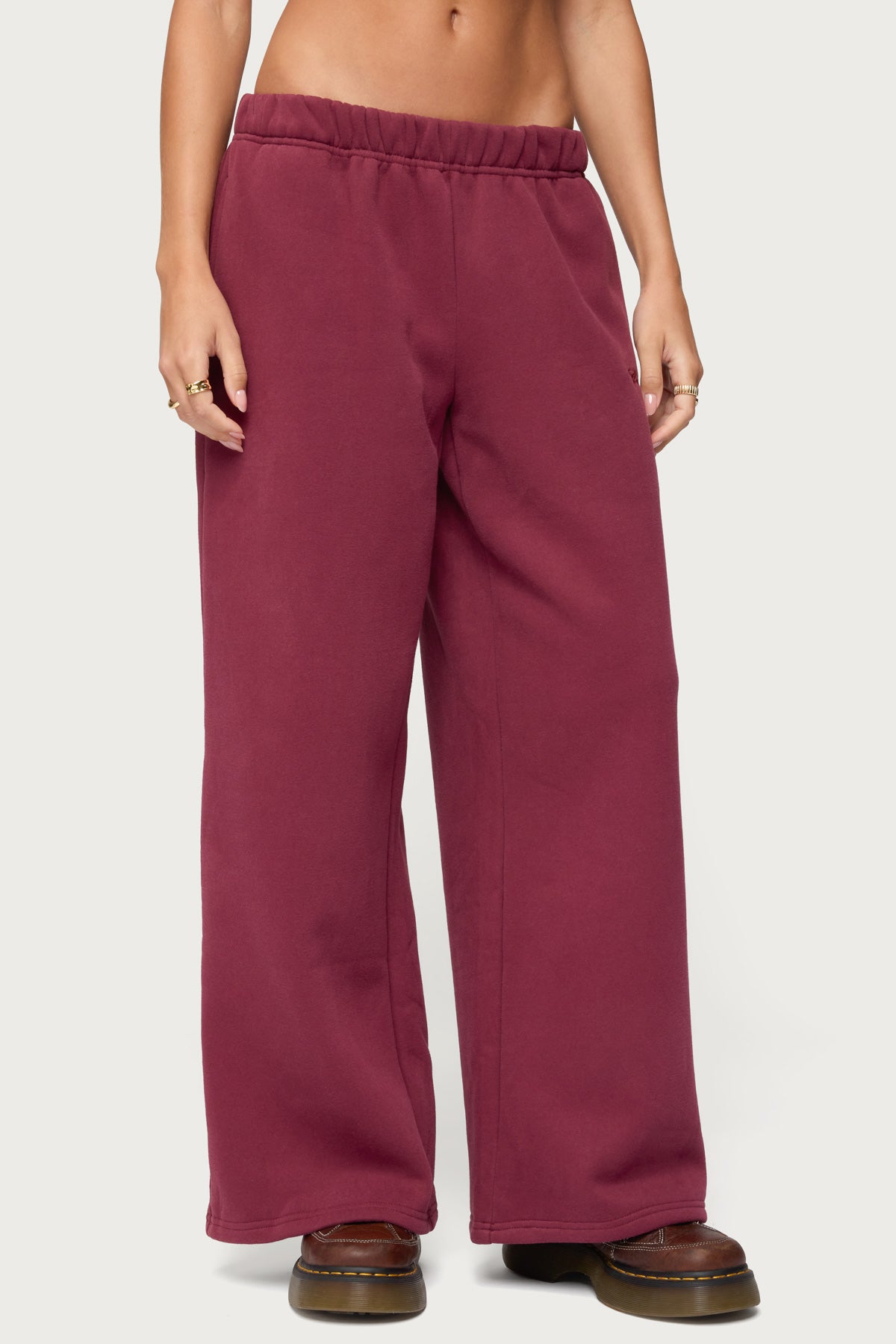 Basic Girl Wide Leg Edikted Sweatpants - Image 4