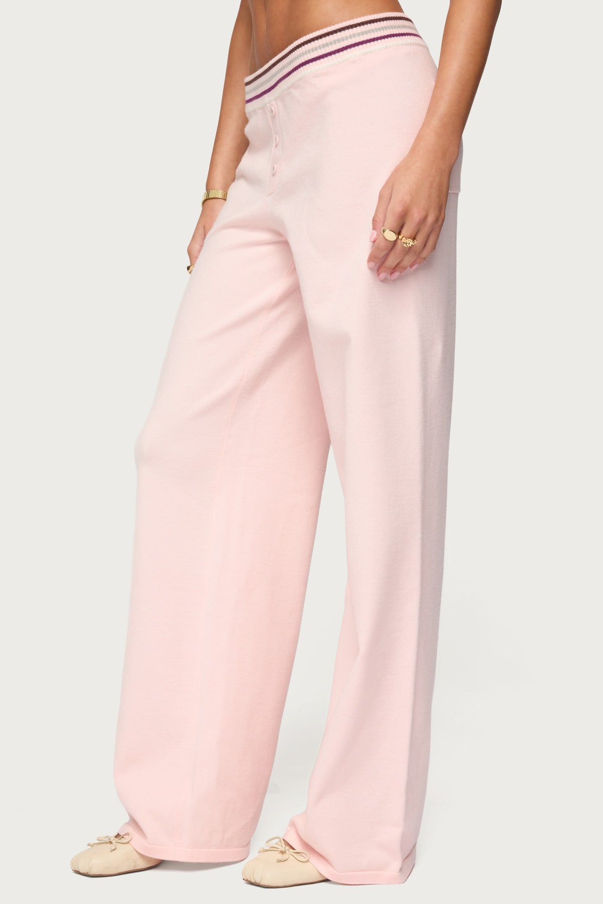 Miya Stripey Knit Pants - Image 5