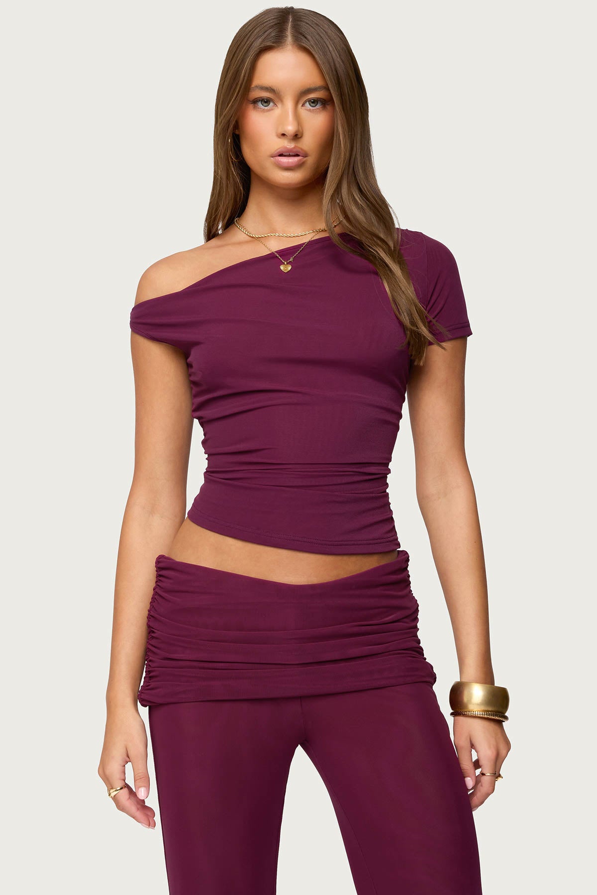 Halli Twisted Off Shoulder Top - Image 2