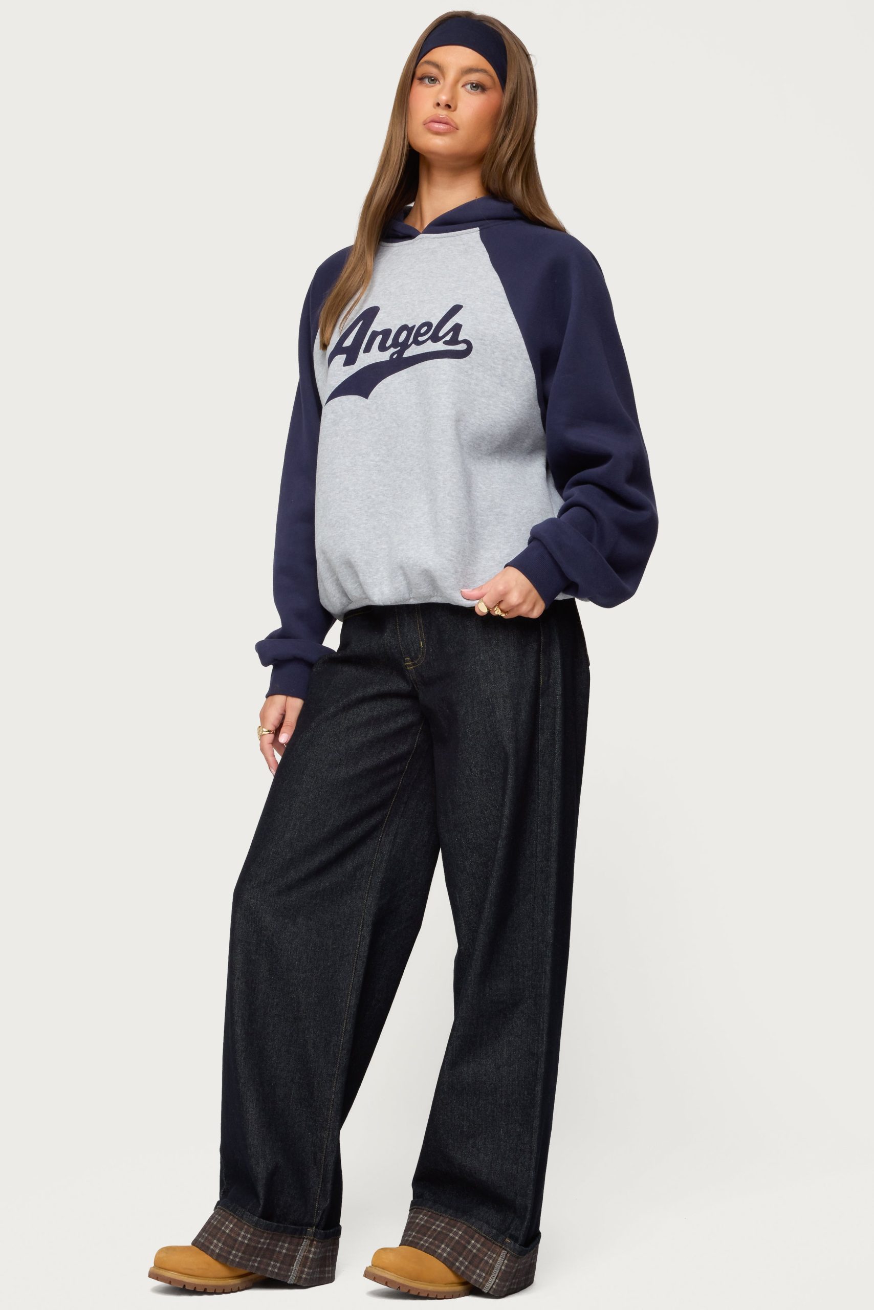 Angels Raglan Oversized Hoodie - Image 4