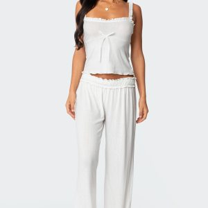 Sylvia Pointelle Pants