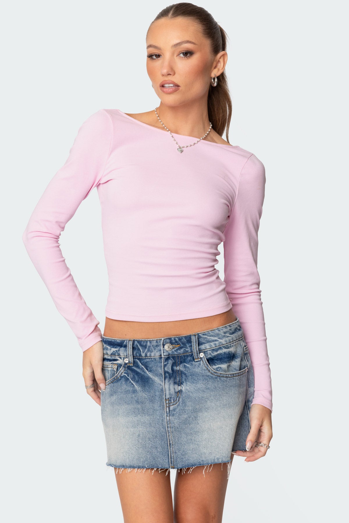 Nila Backless Boat Neck Top - Image 3
