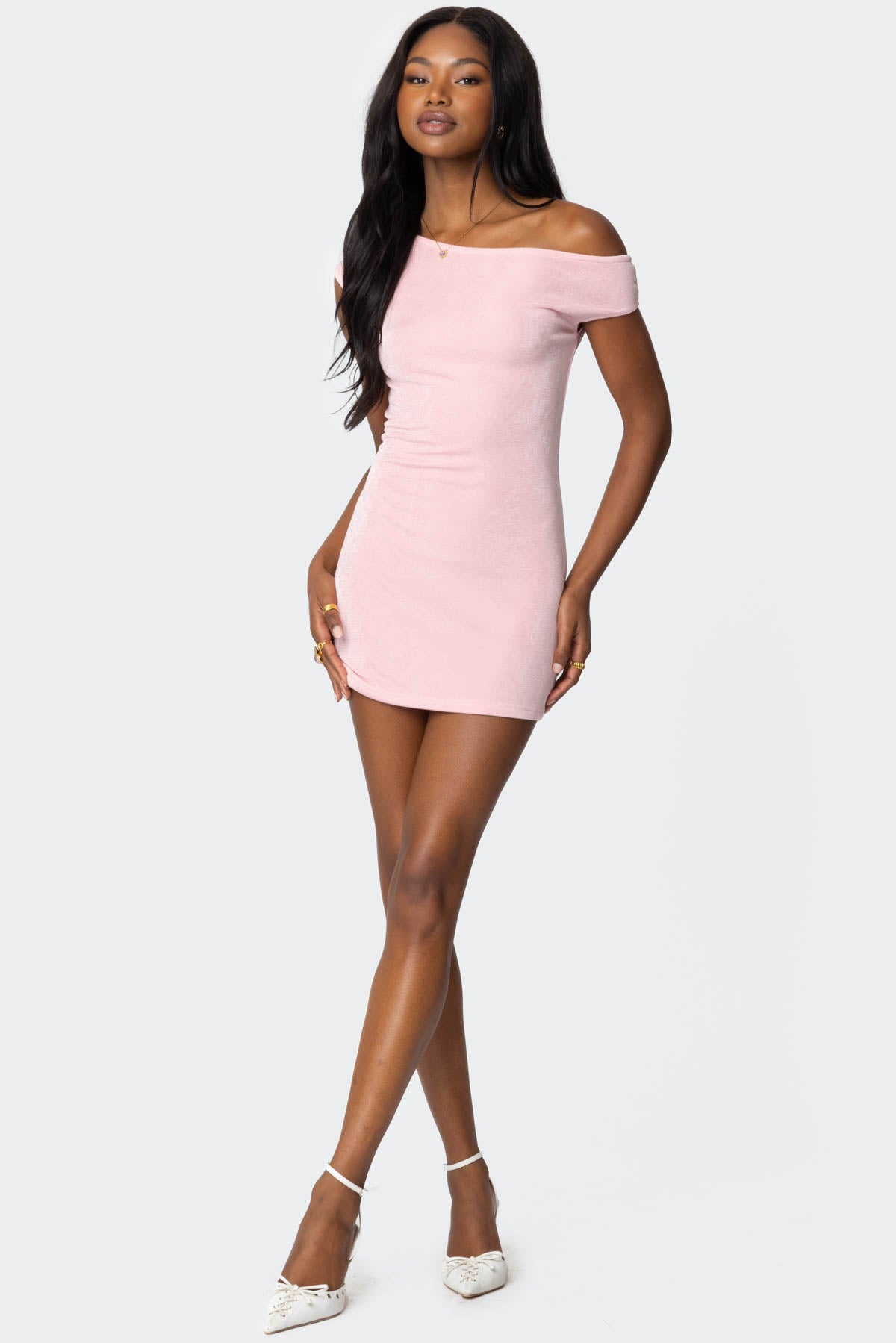 Ruthie Asymmetric Mini Dress - Image 2