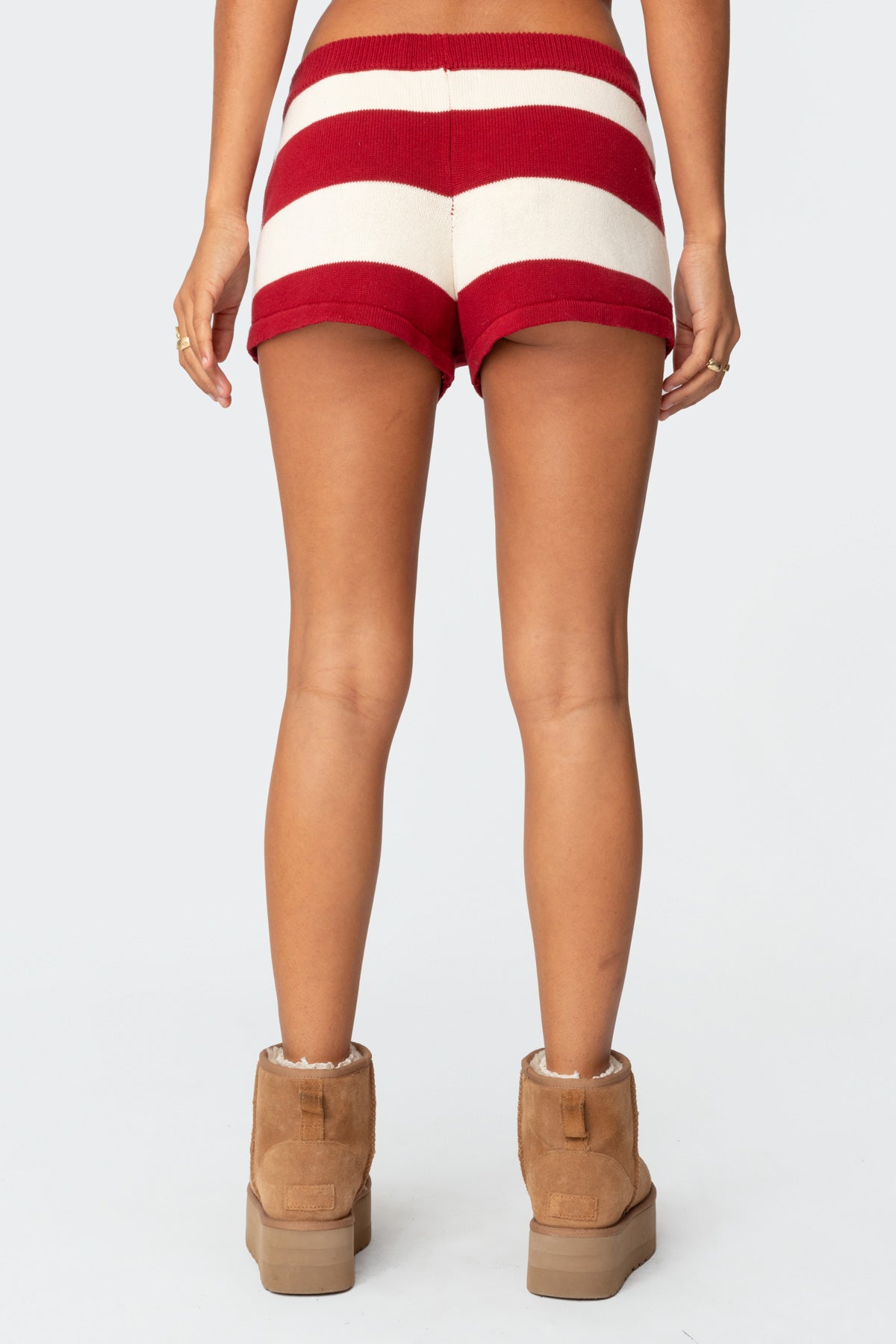 Riley Striped Knit Shorts - Image 5