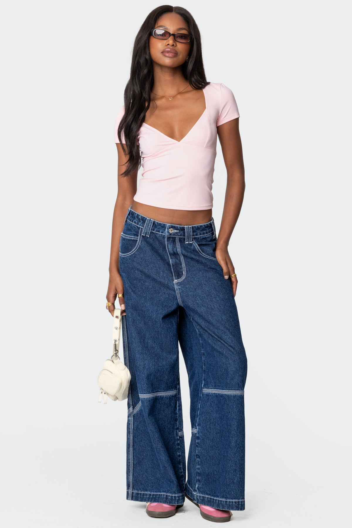 Katia V Neck Top - Image 2