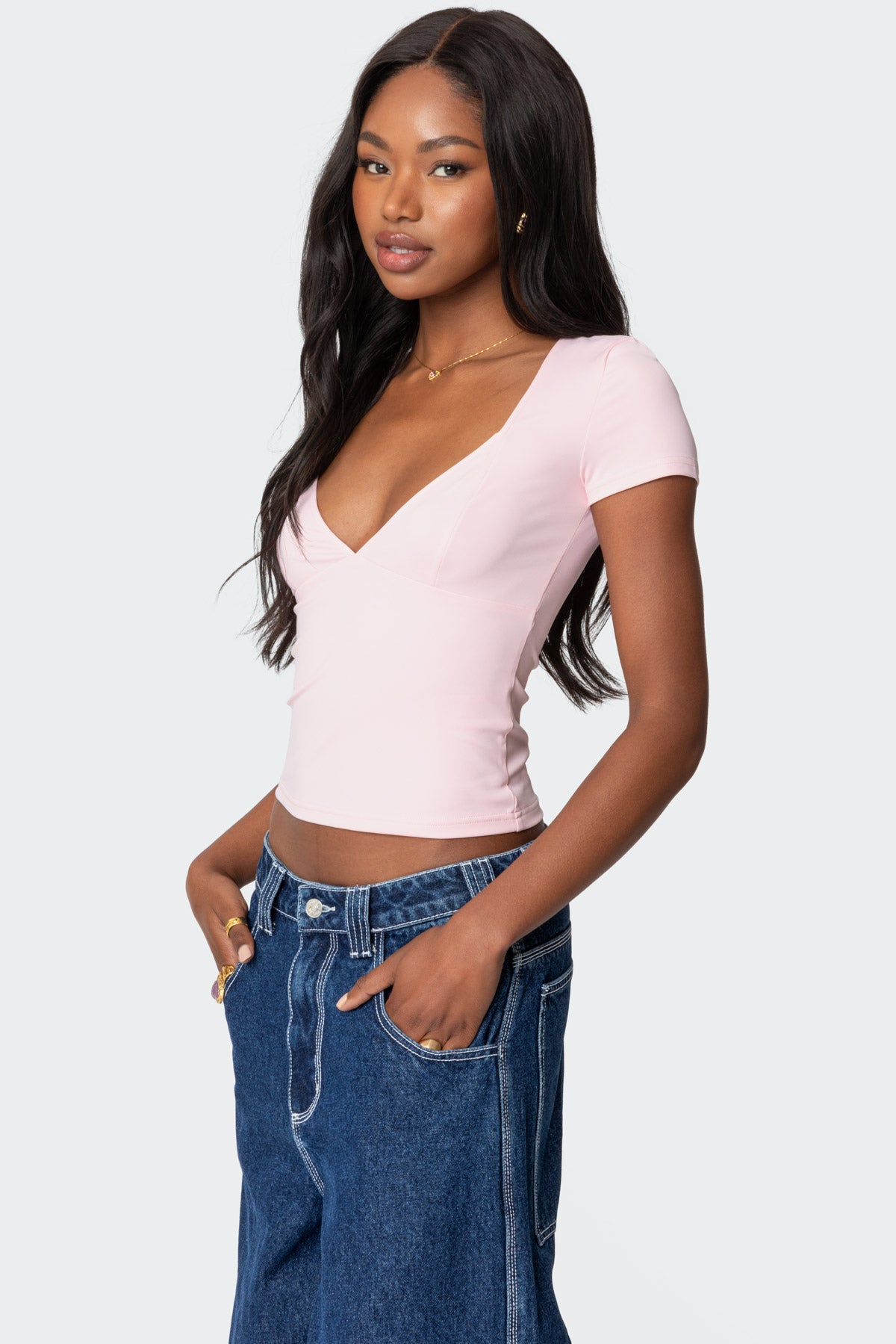 Katia V Neck Top - Image 3