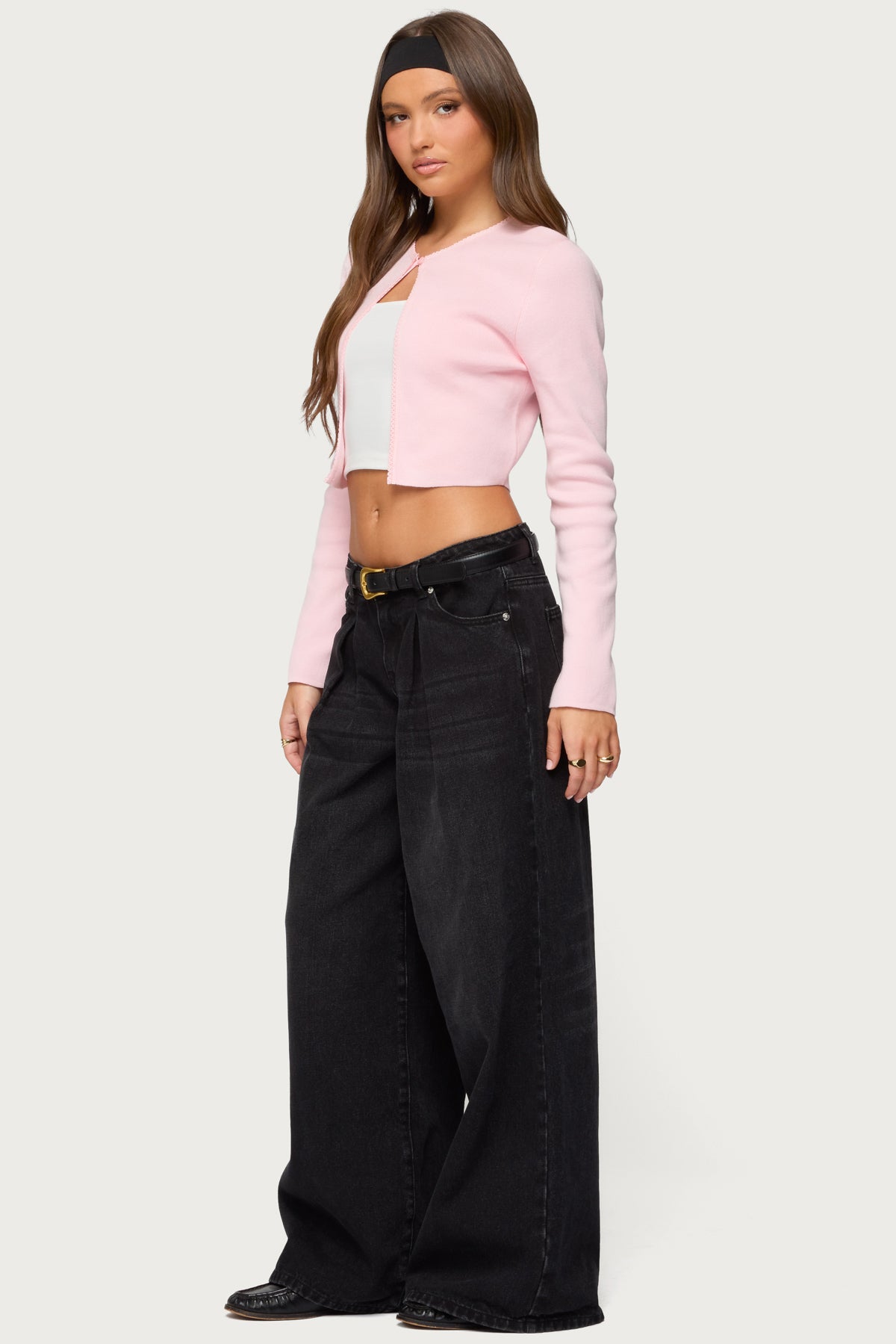 Jayne Split Front Knit Cardigan - Image 4