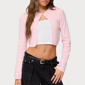 Jayne Split Front Knit Cardigan