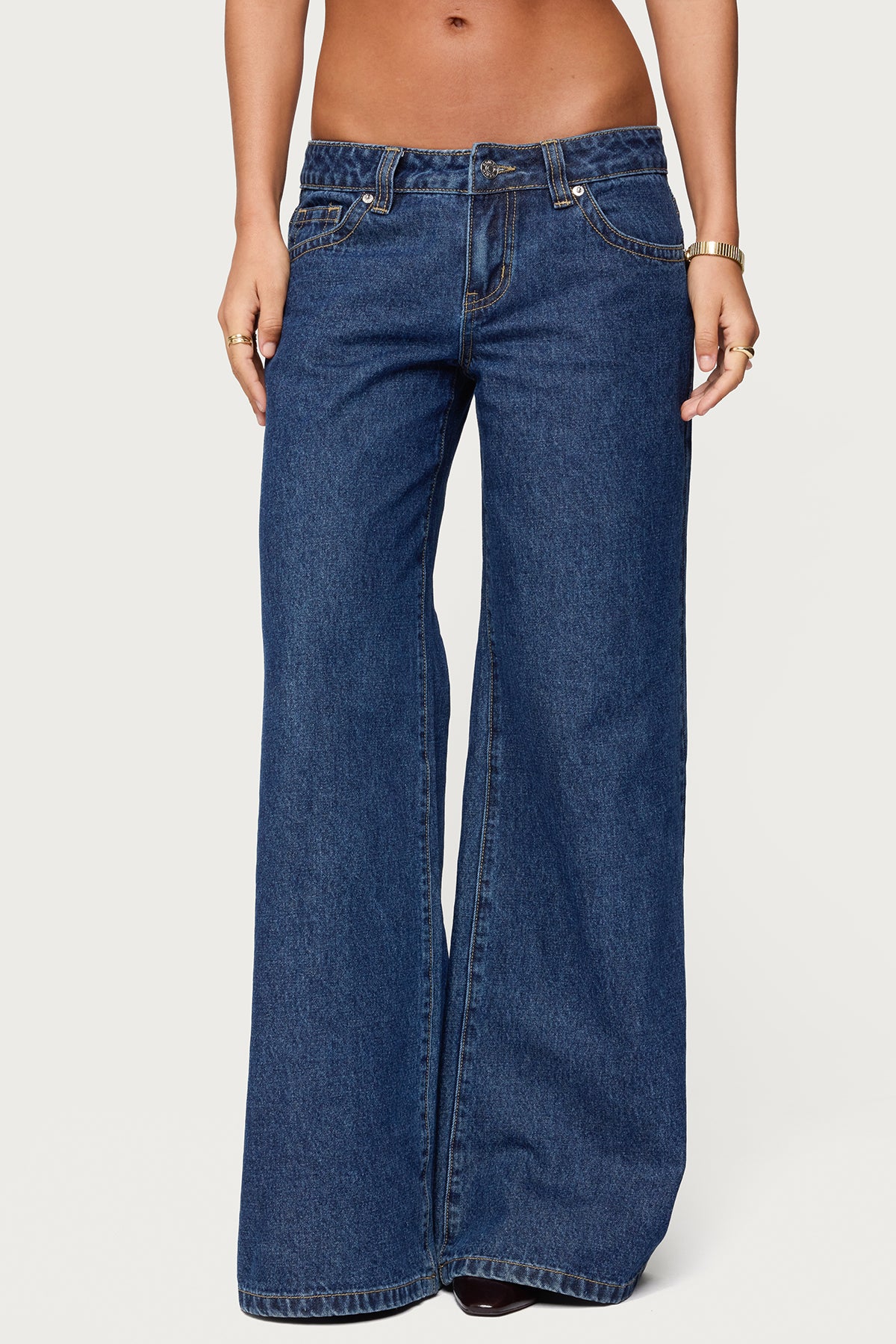 Raiyne Low Rise Wide Leg Jeans - Image 2