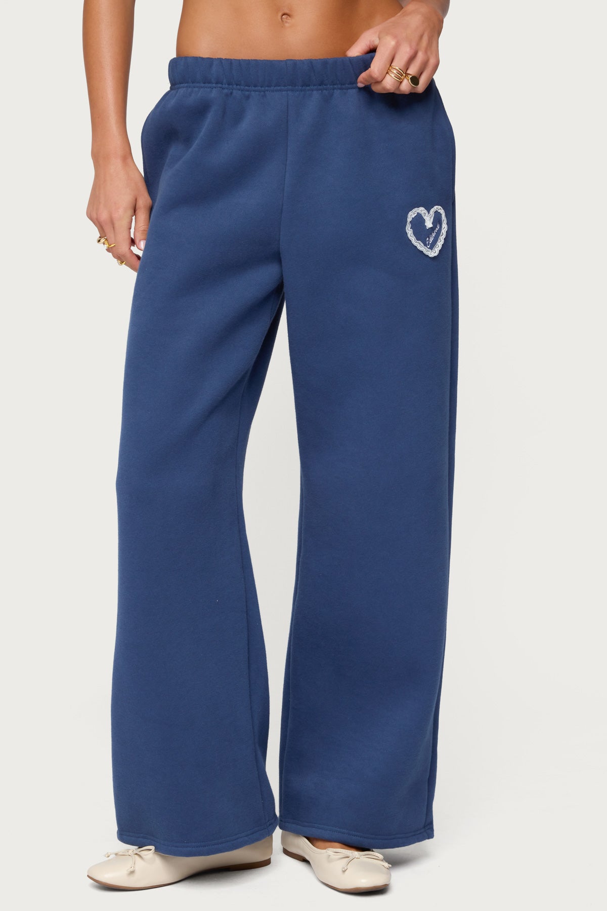 Love Edikted Wide Leg Sweatpants - Image 3