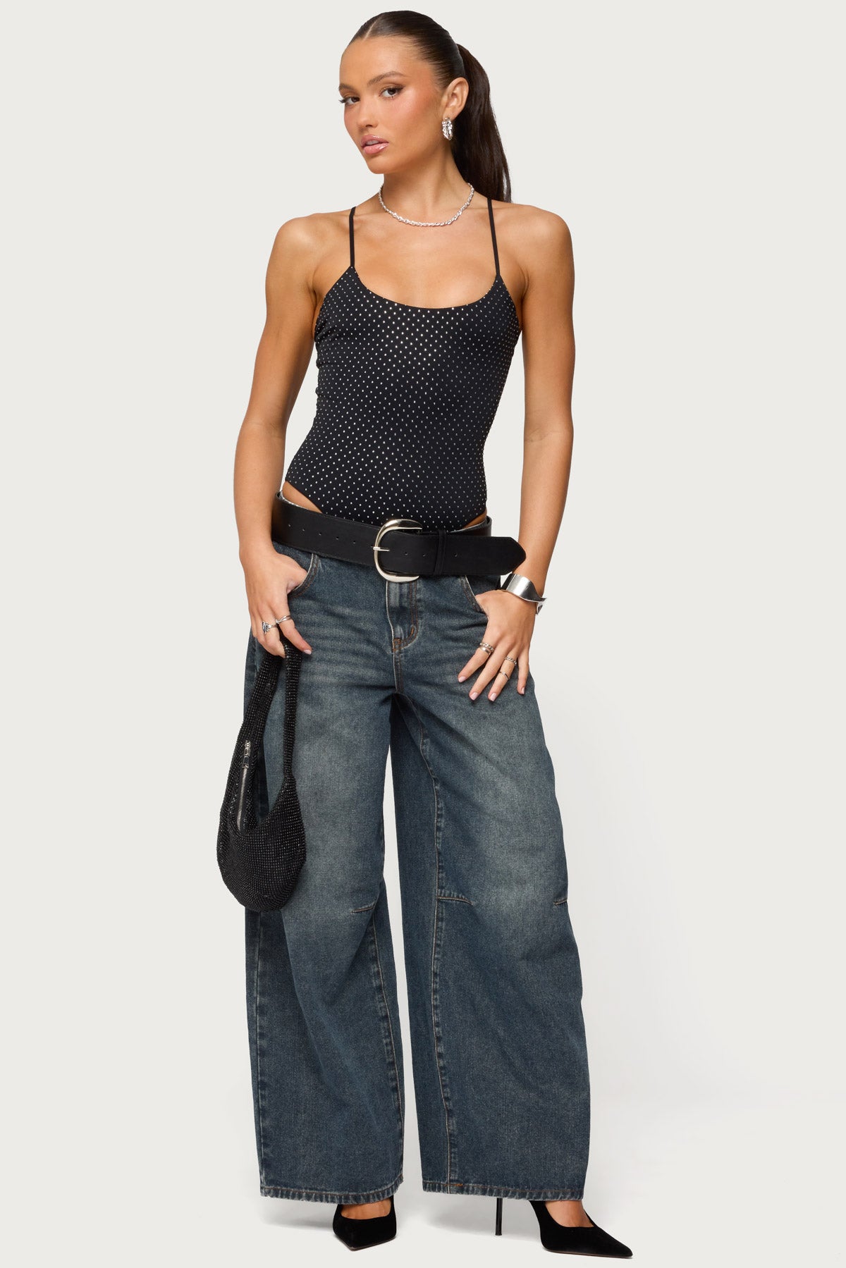 Georgey Rhinestone Bodysuit - Image 2