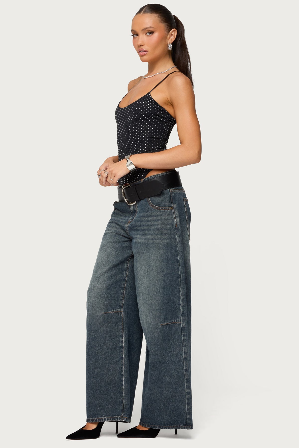 Georgey Rhinestone Bodysuit - Image 4