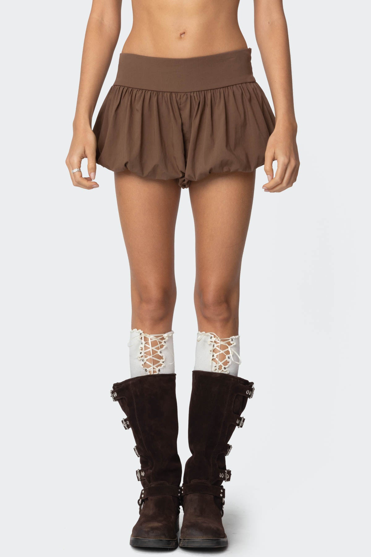 Adrianna Bubble Micro Shorts - Image 2