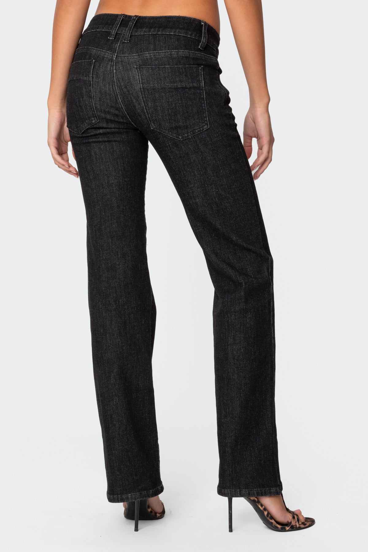 Avril Boot Cut Low Rise Jeans - Image 5