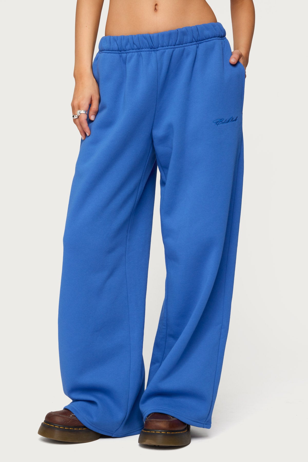 Basic Girl Wide Leg Edikted Sweatpants - Image 3