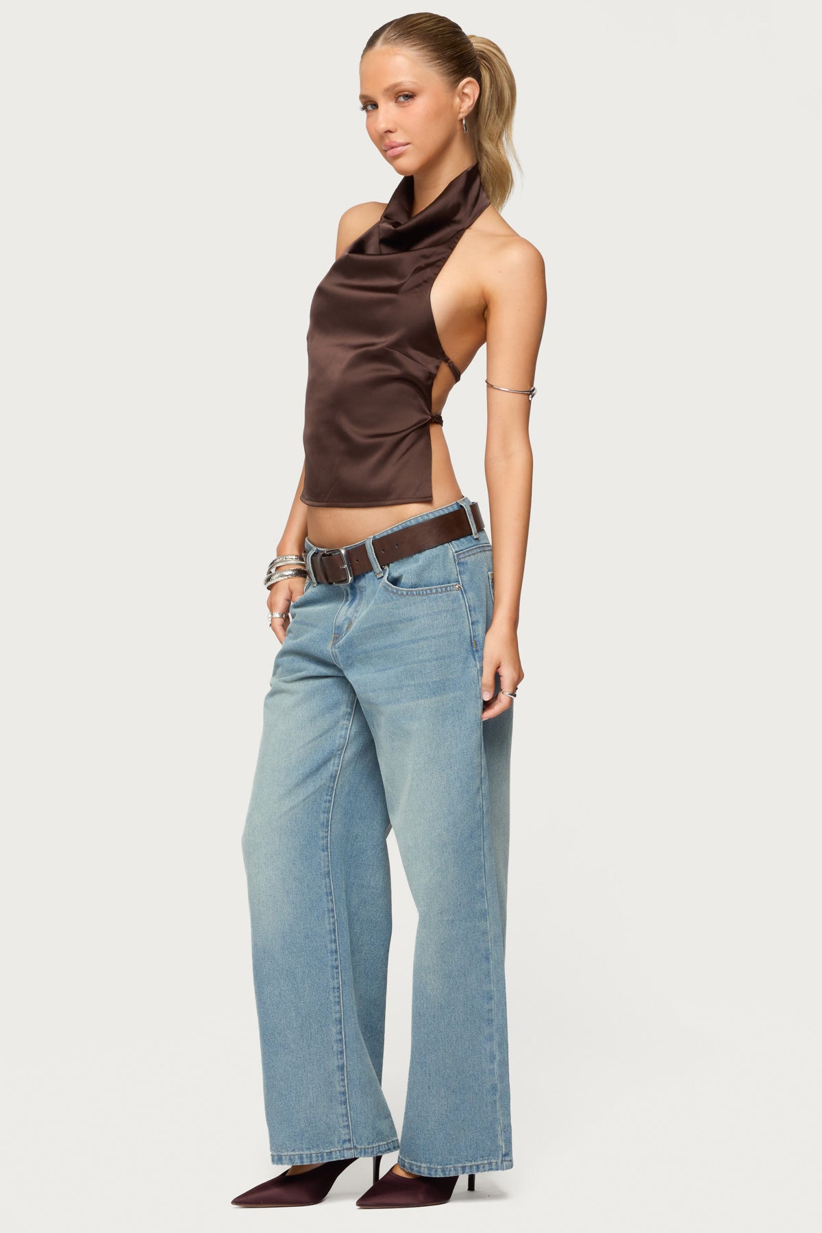 Petite Raelynn Washed Low Rise Jeans - Image 3