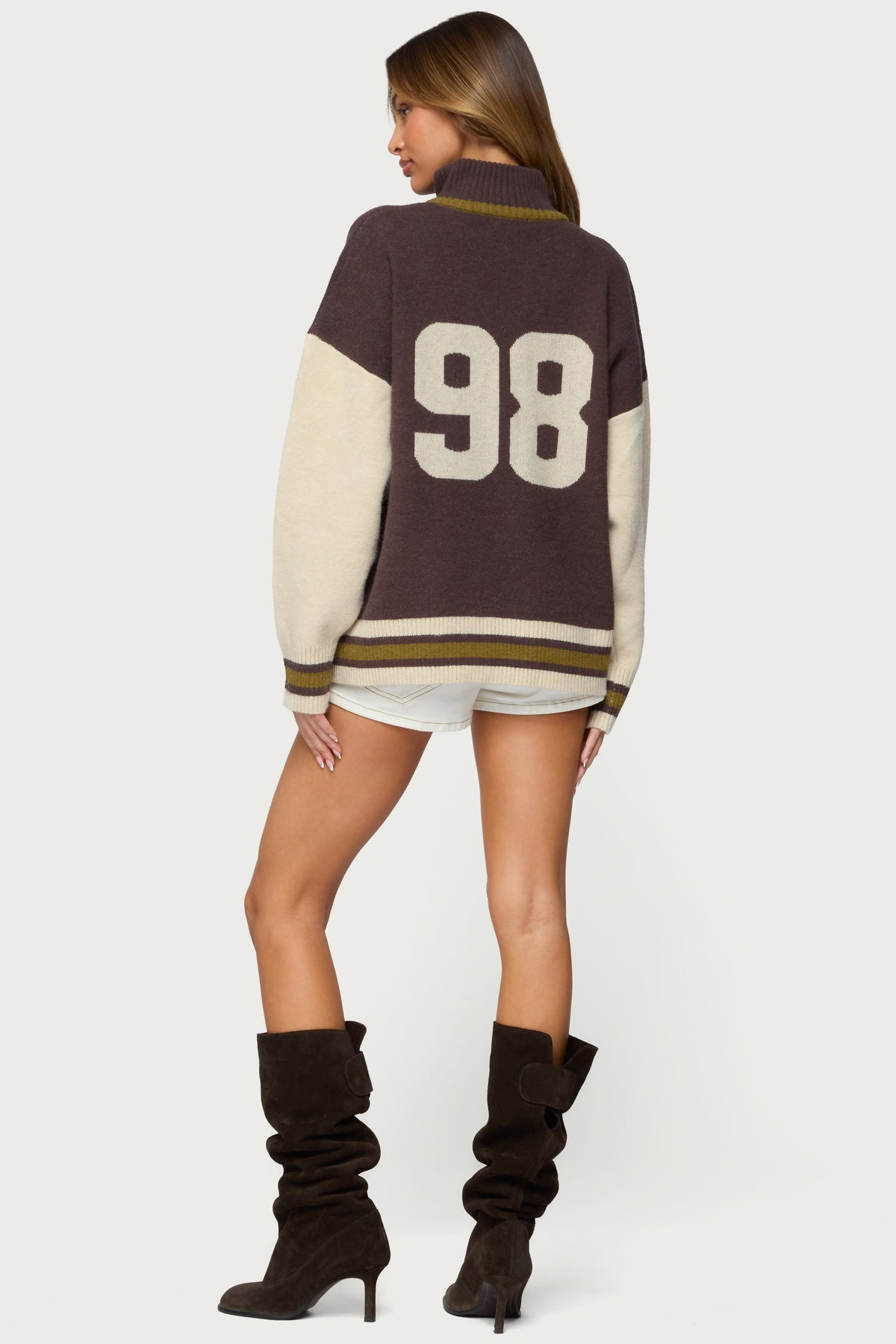 98 Varsity Zip Up Sweater - Image 3