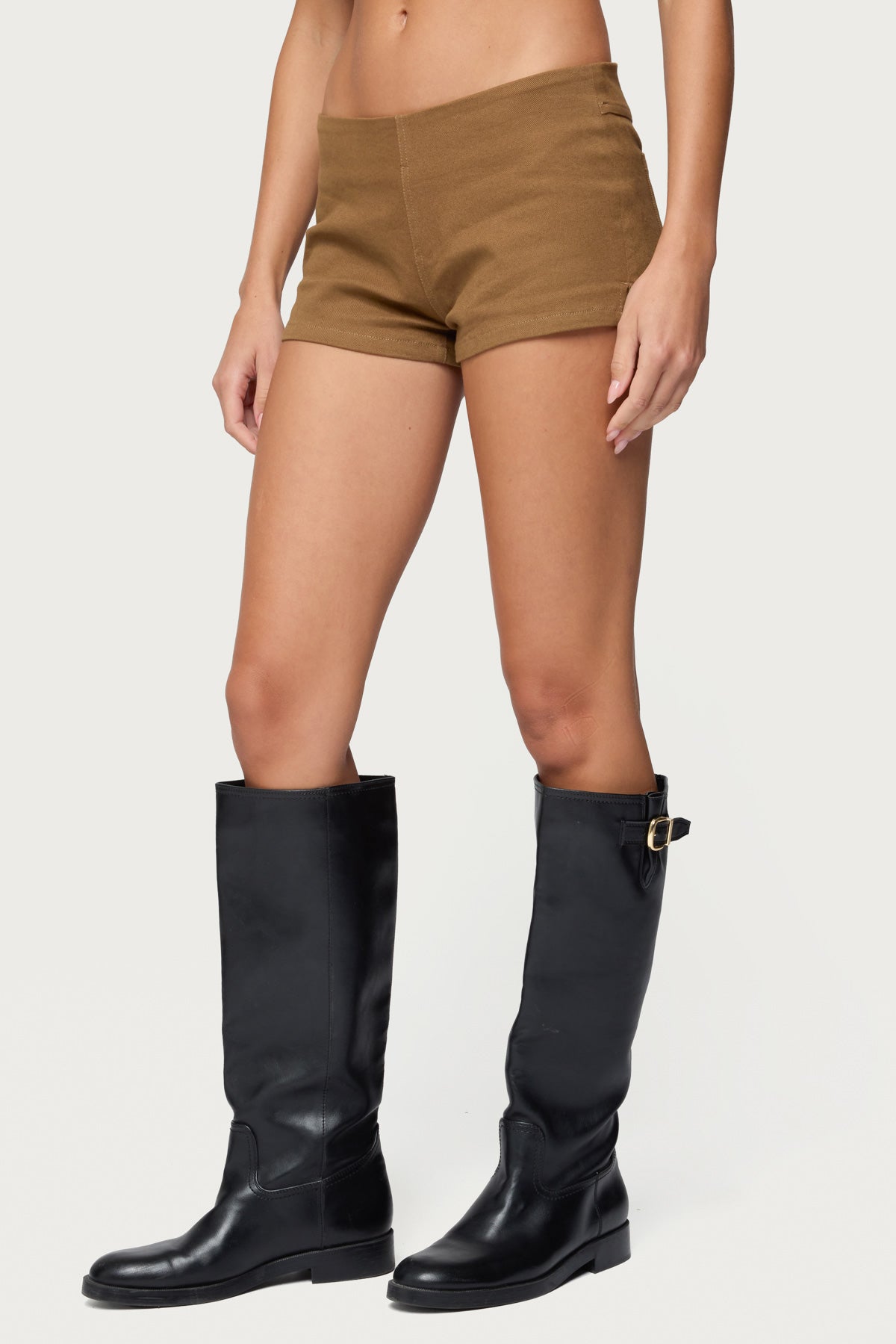 Dinah Denim Micro Shorts - Image 4